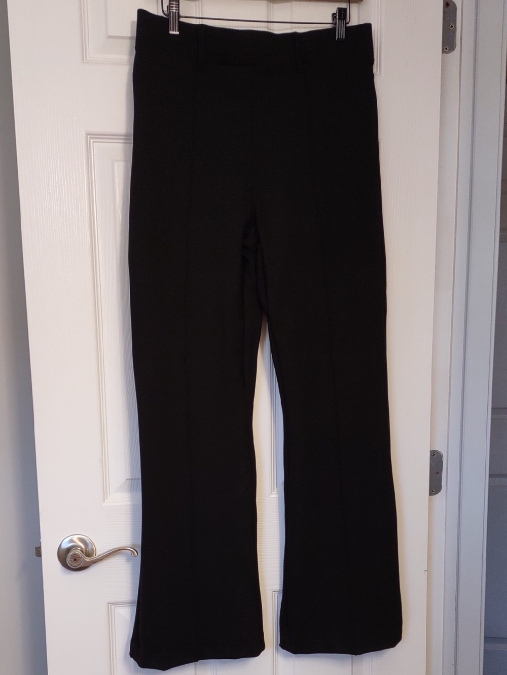 Quince Black Boot-Cut Flare Pants